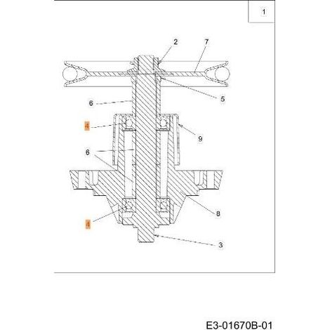 RODAMIENTO ORIGINAL EMAK C7410919A