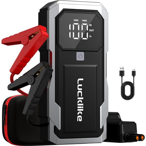 8000A Booster Batterie Voiture avec Compresseur (Tout Essence (1/5)