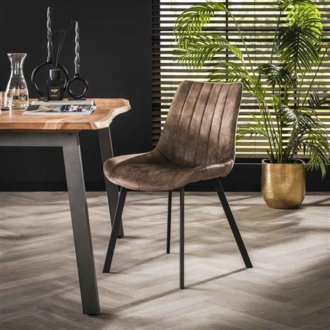 Velvet Dining Chair Marty Champagne (1/3)