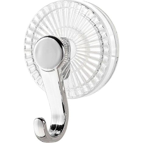 Crochets à ventouses, crochets adhésifs, porte-peignoirs, cintre robuste pour couronnes, crochet pour manteaux et peignoirs, porte-clear and Argent
