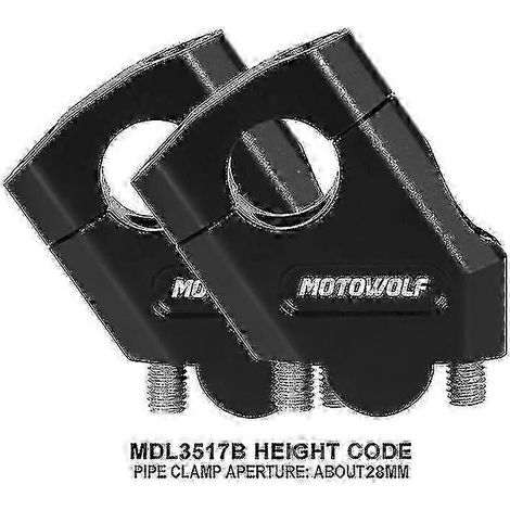 Support de rehausseur de guidon pour NTV650/NTV 650 Deauville 700 Varadero 125 - 22 mm/28 mm (1/5)