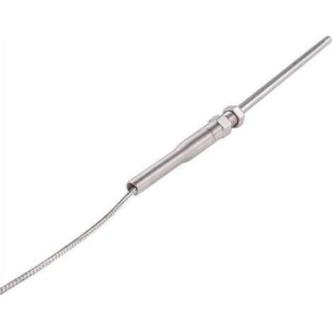 Sonde de Température Pt100 RTD Acier Câble 2M 98mm 3 Fils -50 à 400 °C (1/4)