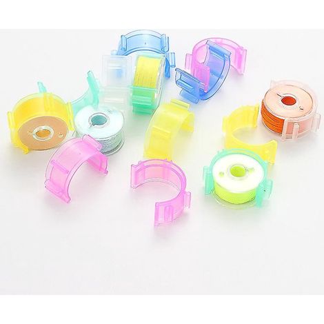 25 Pices Clips De Support De Canette, Outil De Prvention D'emmlement De De Fil Broder Pour Quilting De Broderie, Couleur Mixte (1/5)