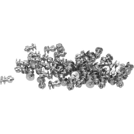 Lot de 50 crampons antidérapants pour pneus de voiture, camion, véhicule tout-terrain et moto. Crampons universels pour pneus de camion, camion, moto et véhicule tout-terrain. (1/5)