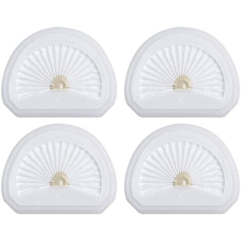 Paquete de 4 filtros para aspiradora de mano, compatibles con los filtros de repuesto Black & Decker VLPF10 y Dustbuster HLVA315J, HLVA320J00 N575266, reemplaza la pieza N600601. (1/5)