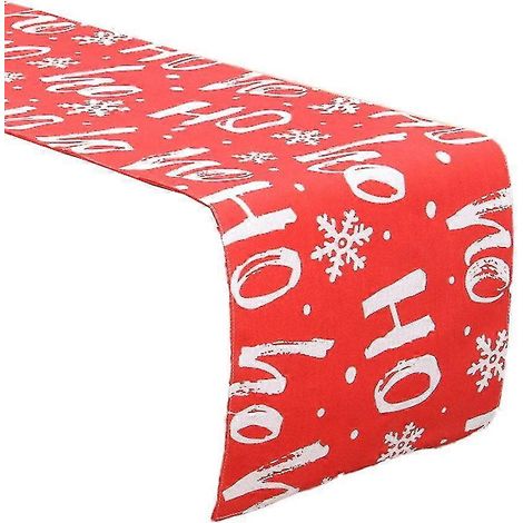 Chemin de table de Noël, écharpe de commode « Joyeux Noël », style 3, 2025 (1/5)