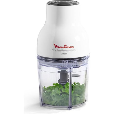Hachoir électrique Moulinette Essential 300W bol 400 mL Blanc (1/5)