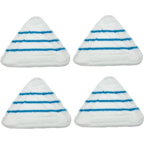 Tampons de vadrouille à Vapeur lavables Chiffons de Nettoyage Sol en Microfibre Remplacement Ensemble 4 tampons Sol pour vadrouille à Vapeur Nettoyage en Profondeur des Carreaux b (1/5)