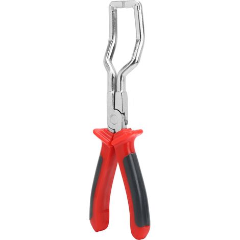 Pince à clip rouge pour filtre à essence, outil de démontage et de déconnexion du tuyau de dérivation du tuyau d'essence (1/5)