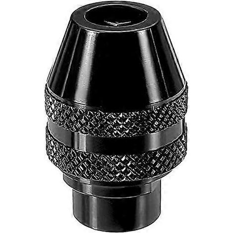 Adaptateur de mandrin de perçage sans clé 0,3-3,2 mm, mandrin de perçage à trois mors, convertisseur à queue hexagonale, mini-mandrin de perçage, outil rotatif pour changement d'accessoires (1/4)