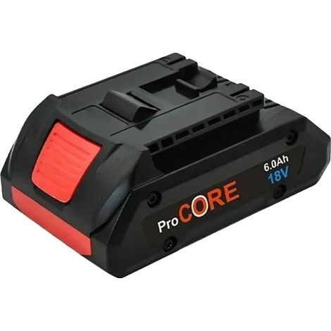 Batteria di ricambio, agli ioni di litio, compatibile con 18 V, 6,0 Ah x 1, 18 V-e (1/2)
