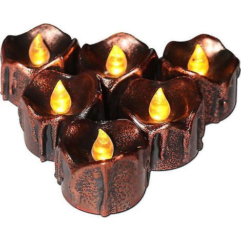 Lot de 24 lampes bougies pour décorations d'Halloween (1/3)