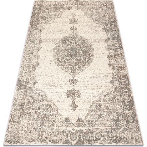 Tappeto in lana ABBY 486.24.LA110 OSTA Ornamento, cornice classico grigio / blu beige 200x300 cm
