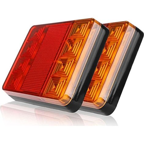 Feux Remorque 2 Pièces 12 V étanche Durable Voiture Camion Arrière Feu Arrière Feux D'avertissement Feu Arrière pour Remorque Feu Arrière Feux Arrière (1/5)