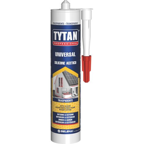 Tytan SILICONE ACETICO UNIVERSALE  ml. 280 - Grigio