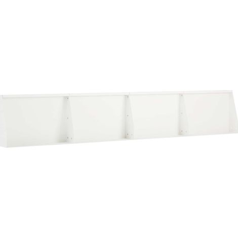 vidaXL Muro de Contención 4 uds. 60 x 12 x 40 cm Acero Blanco (1/2)