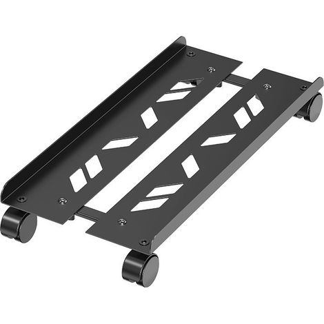 Support tour PC en métal rotatif 360° pour nettoyage facile, support d'ordinateur de bureau réglable en épaisseur 1,2 mm rétractable, pour maison (1/5)