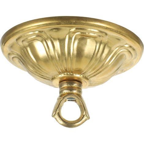 Ceiling Cover Plate with Hook Iron Chandelier Canopy Mounting Rosette 88 mm for Ceiling Light Kitchen Living Room Bar Restaurant (1/5)