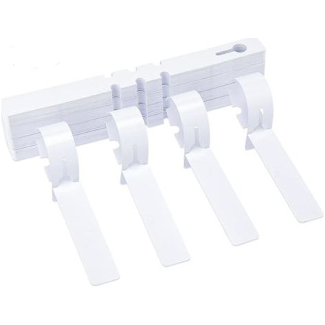 300 x Hanging Labels for Outdoor Garden Plants, Plastic Plant Labels, Reusable Garden Labels, Vegetable Labels, Pepiniere Labels with 1 White Pen (1/5)