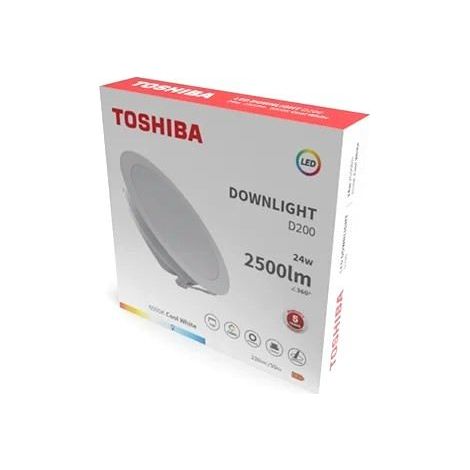DOWNLIGHT LED TOSHIBA 200 24W 6500K