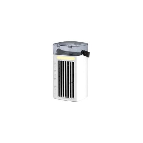 Climatiseur mobile Climatiseur personnel rechargeable d'usb de climatiseur portatif avec 3 vitesses SERBIA Capacité de refroidissement 1.5 kW Blanc Classe A