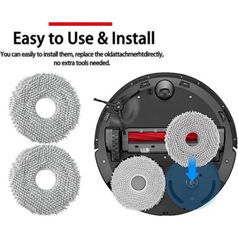 Kit d'accessoires - - Roborock Qrevo Curve-P20 Pro - Brosse principale - Filtres - Chiffons (1/4)