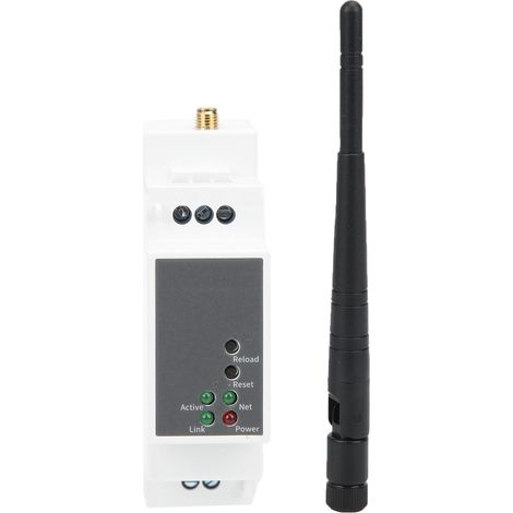 RS485-zu-WLAN-Modul, serieller Server für DIN-Schienenmontage, 160-MHz-Ethernet, 100–240 V AC (1/5)