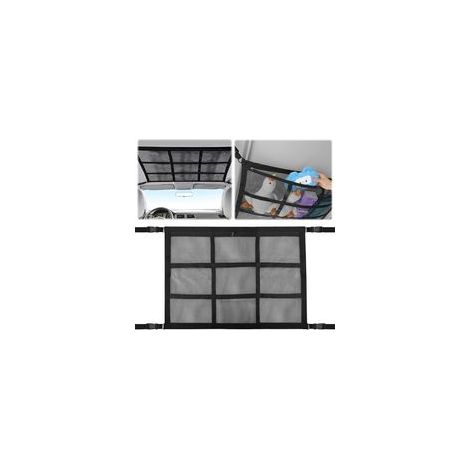 7853cm,Filet de Rangement pour Toit Voiture, Filet à Bagages Universel pour Toit de Voiture, Universel Maille Sac avec Fermeture Éclair, pour à la Plupart des Véhicules Courants, SUV, Van, Jeep