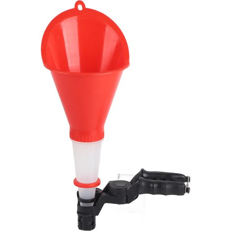 Entonnoir à huile moteur avec support réglable fixe, bec verseur anti-goutte, outil de remplissage et kit de vidange (1/5)