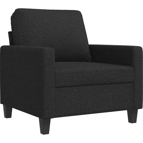 Maison Exclusive - Poltrona Nera 60 cm in Tessuto (1/5)