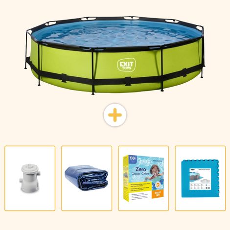 Exit-toys Piscine Exit Ronde - 360x76 cm - 5-pièces SCB23 (1/5)