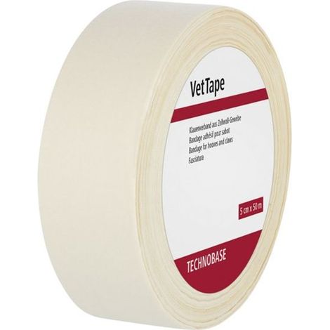 Nero - Vet tape bendaggio per zoccoli 50mt