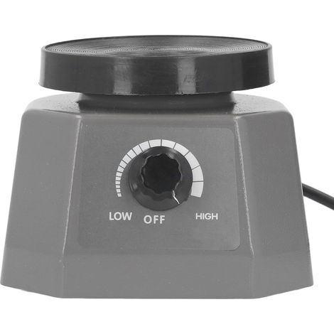 Oscillateur dentaire de 10 cm (4 pouces) pour laboratoire, agitateur de plâtre rond, machine de mélange, prise UE 220 V (1/5)