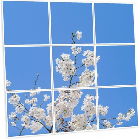 Pack de 9 dalles LED imprimées - Kyoto - 600x600mm - Fabriqué en France (alimentations non fournies) (1/2)