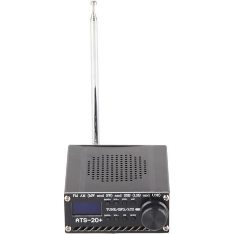 Récepteur Radio Pleine Bande Récepteur Radio Pleine Bande, Récepteur Radio Portable Pleine Bande AM FM SSB LSB USB Scanner Radio Pleine Bande avec Antenne Récepteur de Bande MW (1/5)