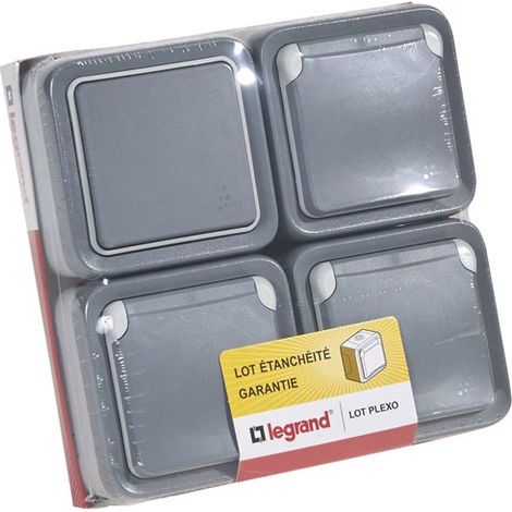 Set Plexo 3 pezzi + 1 vv - Legrand