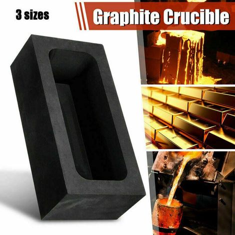 Graphite casting mold for copper, gold and silver foundries – 55 x 37 x 20 mm, gold 150 g, silver 80 g (1/3)