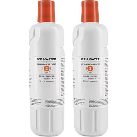 Set mit 2 Filtern (EDR2RXD1) Kühlschrank, Wasserfilter für den Kühlschrank