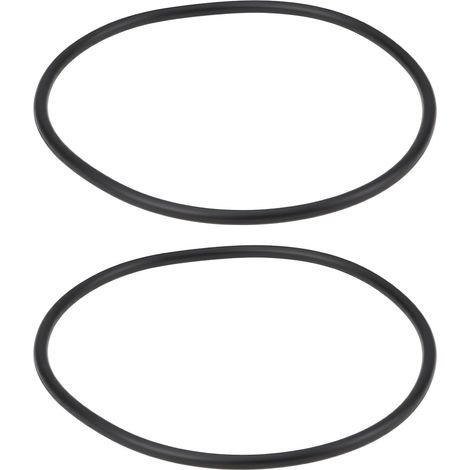 2 pcs Joint de Filtre à Huile Moteur en Caoutchouc Noir 3C3Z-6A831-AA Compatible avec (1/5)