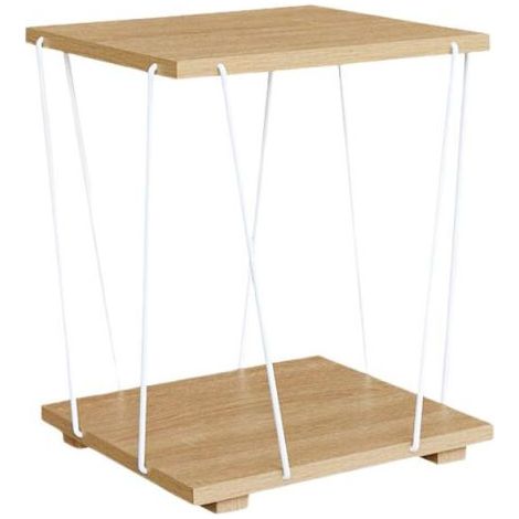 Mesas Auxiliares - Mesita Auxiliar Gunnar 31 x 31 cm - Blanco