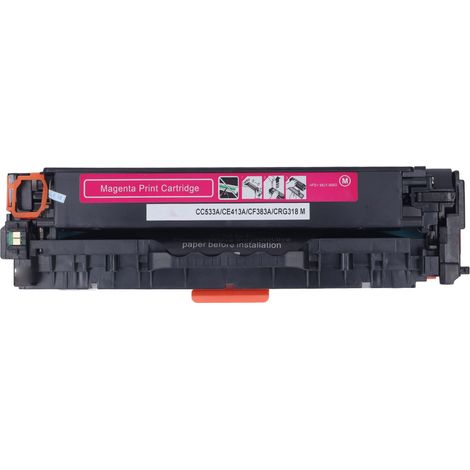 Cartouche de toner magenta CC533A, cartouche de remplacement 304A pour imprimante multifonction Color LaserJet CM2320 et Color LaserJet CP2025 (1/5)
