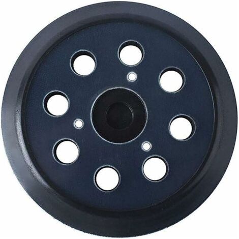 125mm Plateau de ponçage Compatible avec Makita 743081–8 Remplacer le BO5010 BO5041K – Disques de ponçage à 8 trous (1/5)