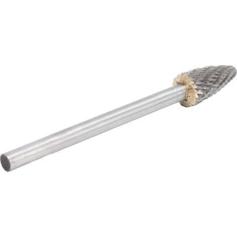 Lime rotative en carbure de tungstène à queue de 6 mm, type F : 61225100 (1/4)