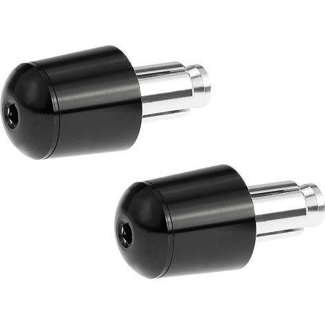 Paire d'embouts de guidon de moto universels en aluminium, bouchons de poignée (1/5)