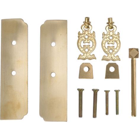 Poignées rétro chinoises en laiton, style vintage exquis, faciles à installer, poignées de meubles de style oriental, adaptées aux armoires, placards, etc., disponibles en plusieurs couleurs. (1/4)