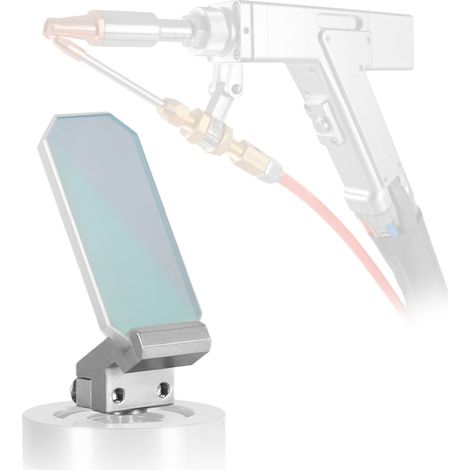 STAHLWERK Reflektorspiegel für SUP 20T Laserschweißkopf – Ersatzspiegel 30 x 14 x 2 mm mit Halterung, geeignet für 1064 nm Faserlaser, Premium-Zubehör für handgeführte Laserschweißgeräte