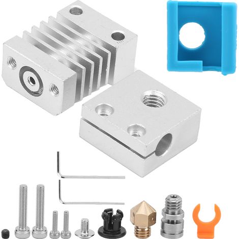 3D-Drucker-Extruder-Upgrade-Kit für Ender-3 CR-10 Hot-End-Zubehör Heizblock (1/5)