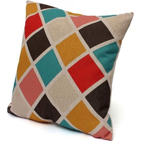 Housses de coussin,Lot de 6 Housses de coussin géométrique 45cmx45cm.Housses de coussin,Lot de 6 Housses de coussin géométrique 45cmx45cm (1/5)