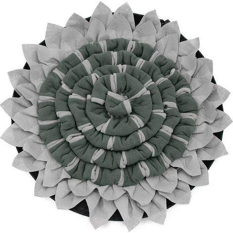 royaluxe - Tapis de fouille chien, jeux intelligence chien, entraînement au slow food pour chiots, pliable et lavable(5050CM,Gris) (1/5)