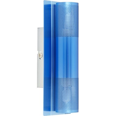 Applique murale Candellux EMU 2xG9 bleu argent métal
